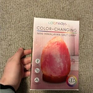 Colorways Color-Changing Mini Himalayan Salt Lamp